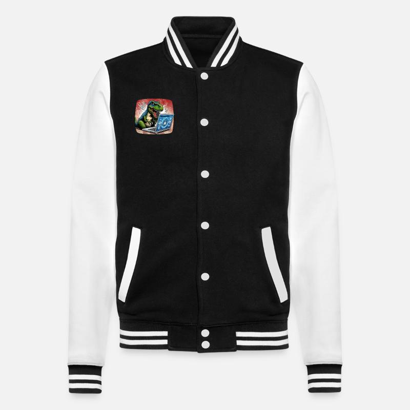 Ethical Hacking Analyst Ethical Cyber Security - College Sweat Jacket - black/white