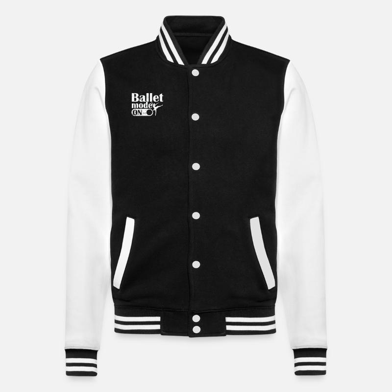 Ballet Mode on - College Sweat Jacket - black/white