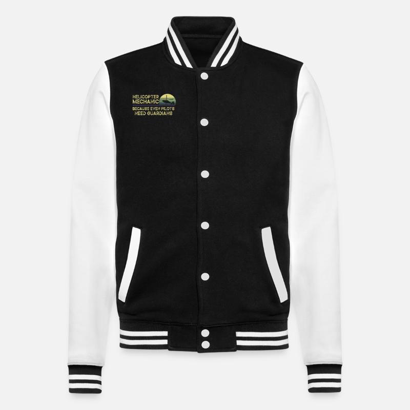 Mécanicien d’hélicoptère Guardian Pride - Veste Teddy - noir/blanc