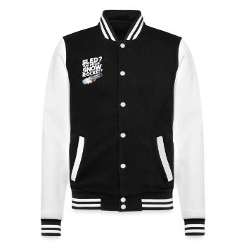 Luge Neige Luge Sport d’hiver Winter Outdood - Veste Teddy - noir/blanc - Devant - Nik (191cm) & Marisol (170cm)