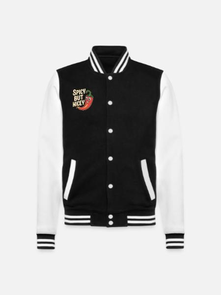 Lovers of spicy food, Chili Peppers Chef - College Sweat Jacket - black/white