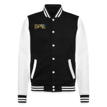 Explorez les montagnes des parcs nationaux de l’Utah - Veste Teddy - noir/blanc - Devant - Nik (191cm) & Marisol (170cm)