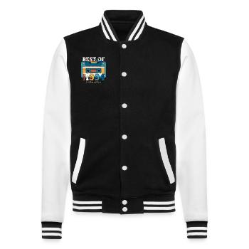 Birthday 1994 May 1994 Vintage 1994 Legend 94 - College Sweat Jacket - black/white - Front - Nik (191cm) & Marisol (170cm)