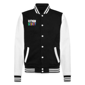 Idée cadeau Hoffmann Security - Veste Teddy - noir/blanc - Devant - Nik (191cm) & Marisol (170cm)