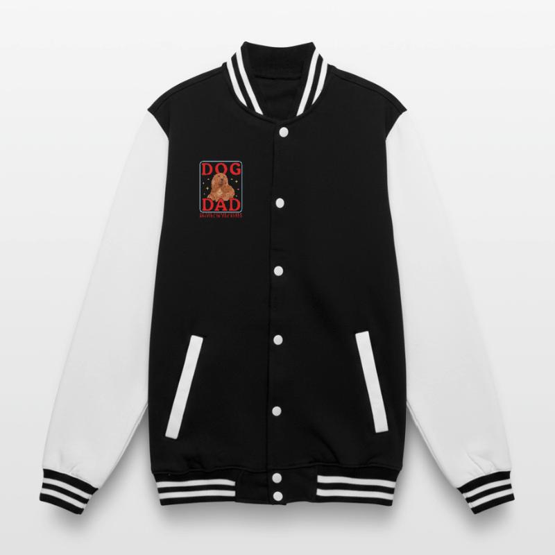 Cocker Spaniel Dad Cocker Spaniel Gift College Sweat Jacket