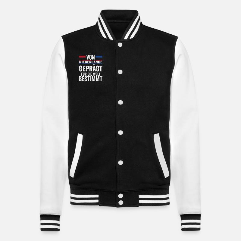 Pays-Bas Pays-Bas Pays-Bas - Veste Teddy - noir/blanc