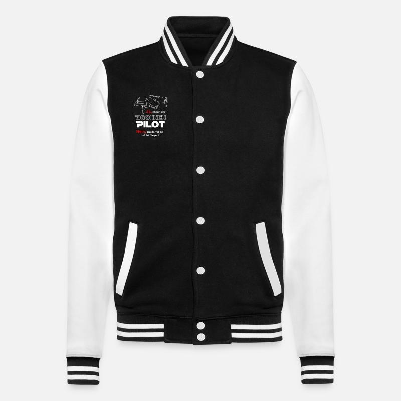 Pilote de drone - Veste Teddy - noir/blanc