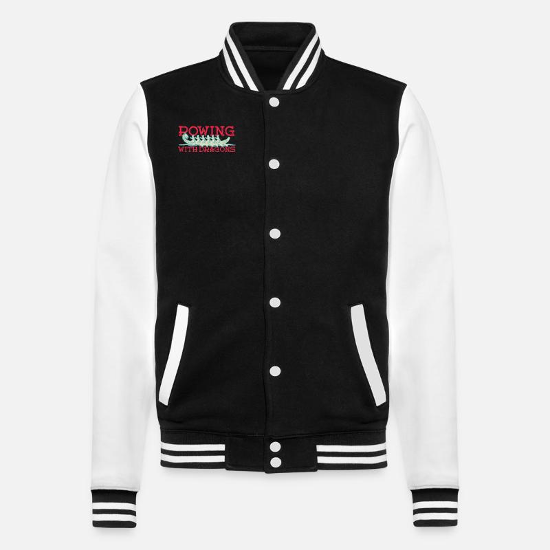 Ramer avec Dragons Dragons Dragonboat - Veste Teddy - noir/blanc