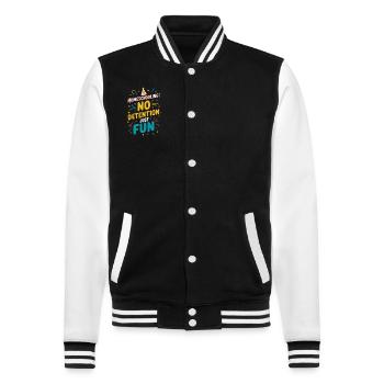 Homeschool Mom Dad Family Life Community Journey - College Sweat Jacket - black/white - Front - Nik (191cm) & Marisol (170cm)