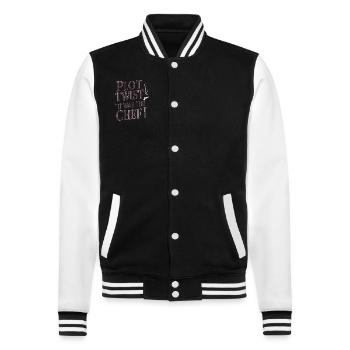 Meurtre Mystère Tenue De Dîner, Fête, Scène De Crime - Veste Teddy - noir/blanc - Devant - Nik (191cm) & Marisol (170cm)