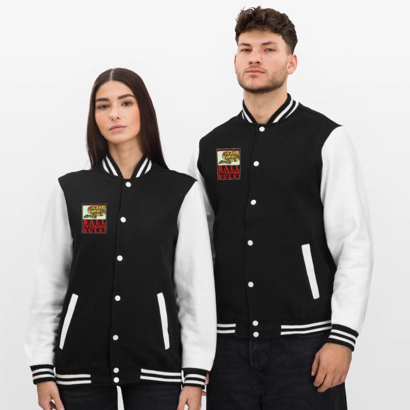 King Python Python Snake Gift College Sweat Jacket