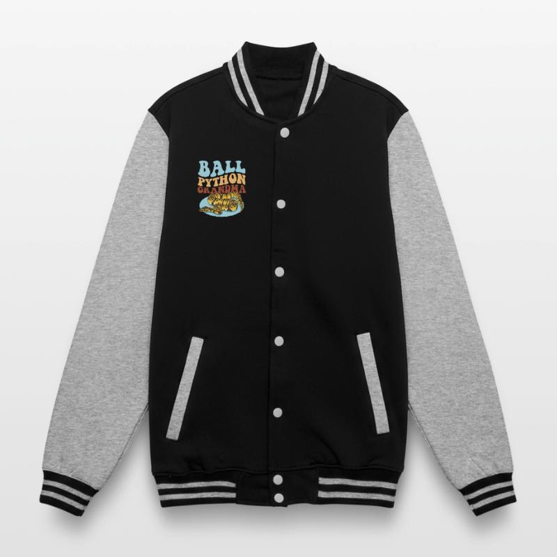 King Python Granny Python Snake Gift College Sweat Jacket