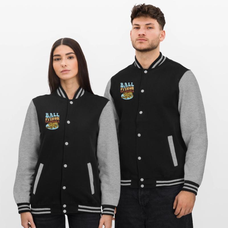 King Python Granny Python Snake Gift College Sweat Jacket