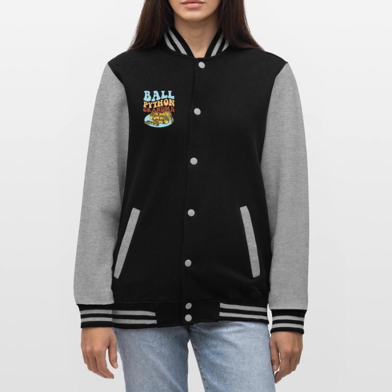 King Python Granny Python Snake Gift College Sweat Jacket