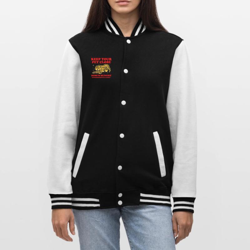 King Python Snake Python Gift College Sweat Jacket