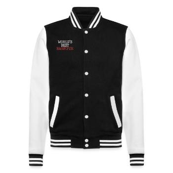 La meilleure sarbacane Great Highland au monde - Veste Teddy - noir/blanc - Devant - Nik (191cm) & Marisol (170cm)