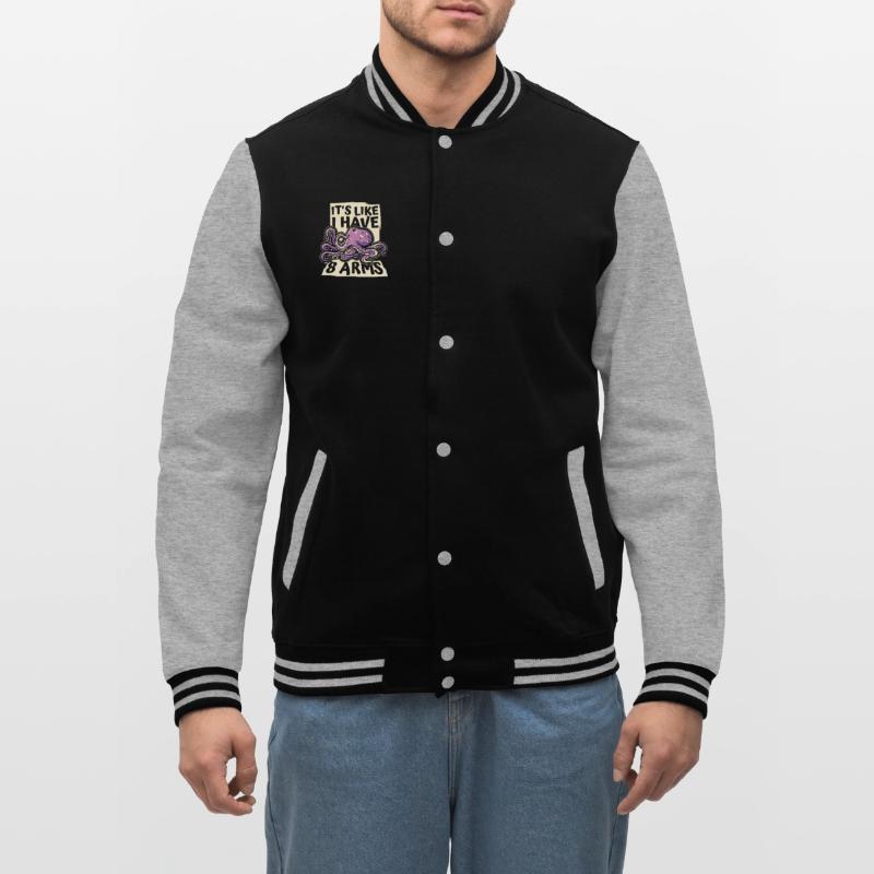 C’est comme si j’avais 8 bras Octopodes Octopoda Lover Veste Teddy