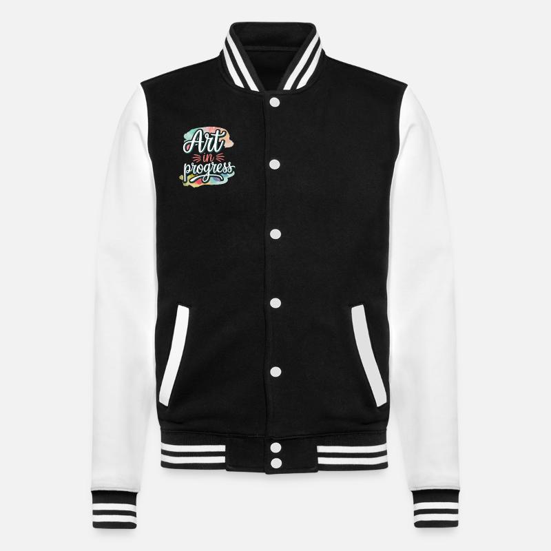Passe-temps créatif pour les débutants dans le - Veste Teddy - noir/blanc