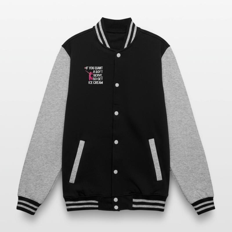 Wenn Sie ein Softeis wollen, holen Sie sich Eis College-Sweatjacke