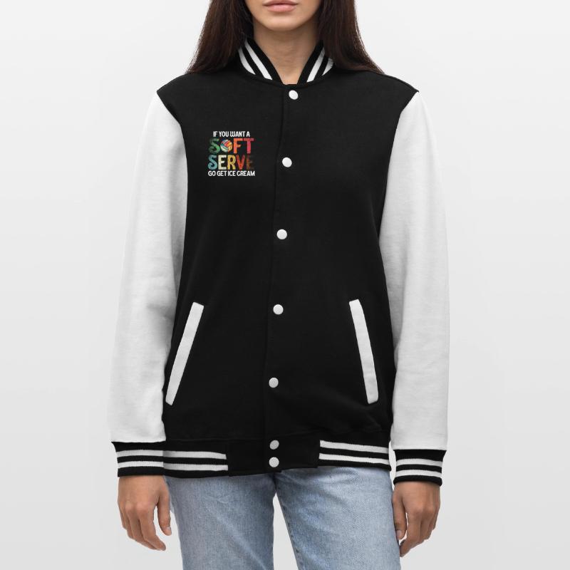 Wenn Sie ein Softeis wollen, holen Sie sich Eis College-Sweatjacke