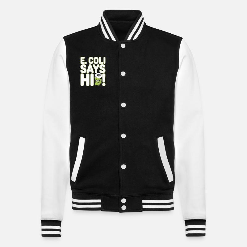 Microscope Enthusiast Lab Technician Science - College-Sweatjacke - Schwarz/Weiß