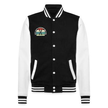 Meilleure sensibilisation au syndrome de Down sur les chromosomes supplémentaires de tous les temps - Veste Teddy - noir/blanc - Devant - Nik (191cm) & Marisol (170cm)