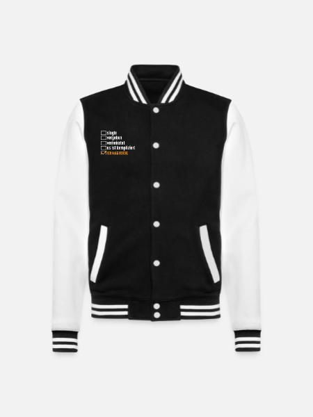 Aquarium Beziehungsstatus Aquaristik Fische - College-Sweatjacke - Schwarz/Weiß