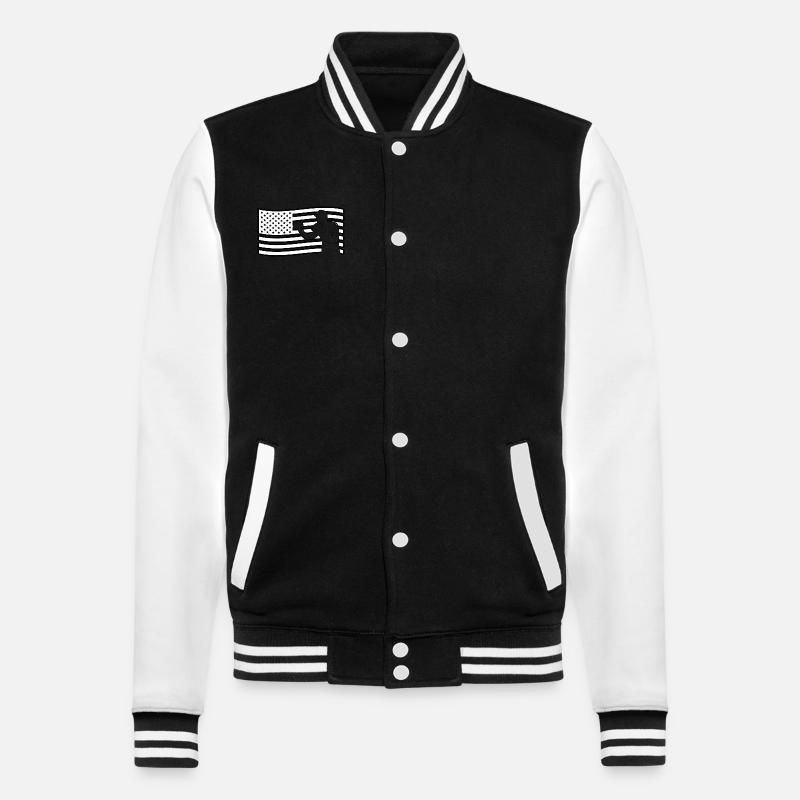 Boxe - Veste Teddy - noir/blanc