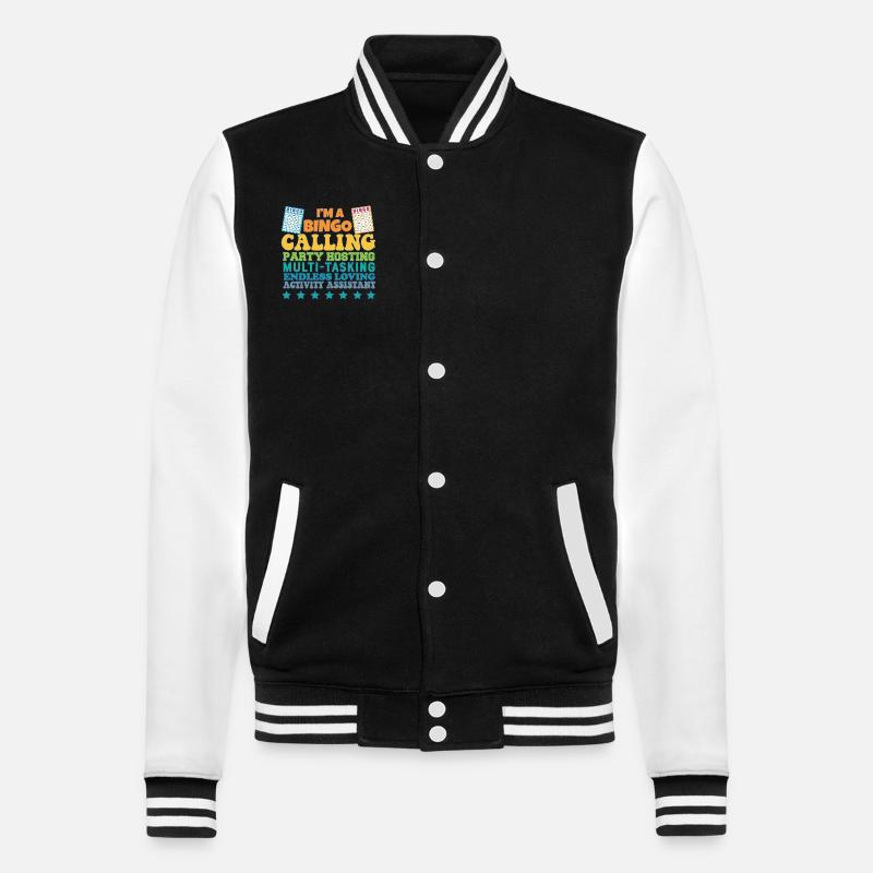 Proud Activity Assistant Appreciation - College Sweat Jacket - black/white