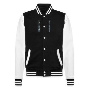 la vie est un long fleuve tranquille - Veste Teddy - noir/blanc - Devant - Nik (191cm) & Marisol (170cm)