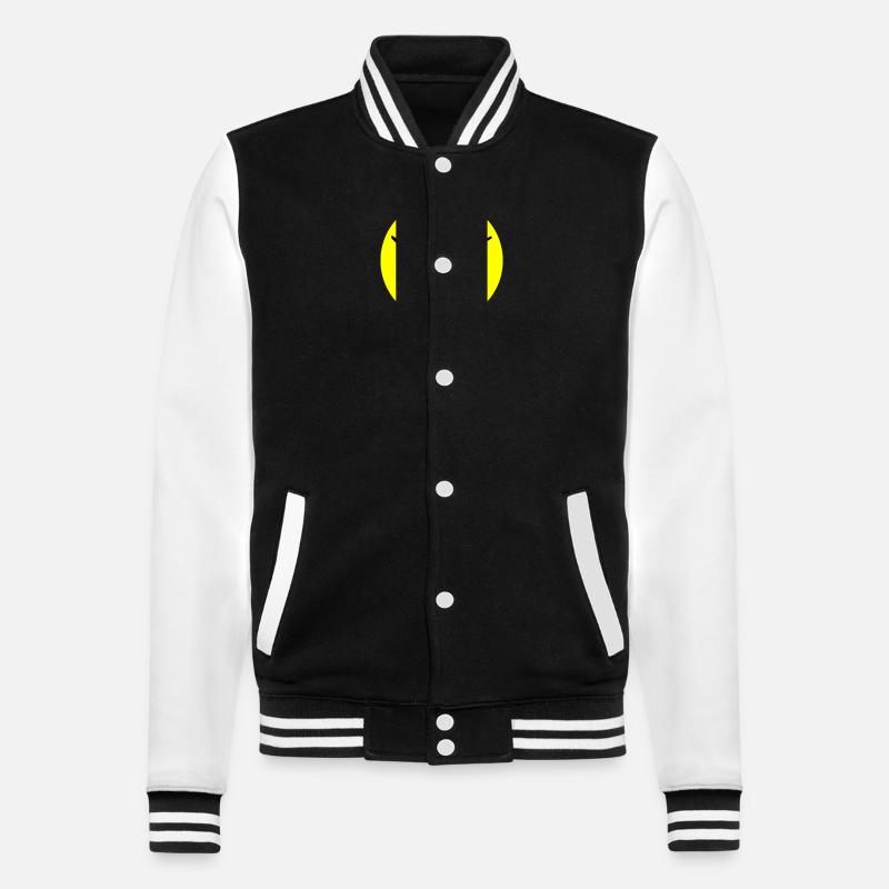Crown - College Sweat Jacket - black/white