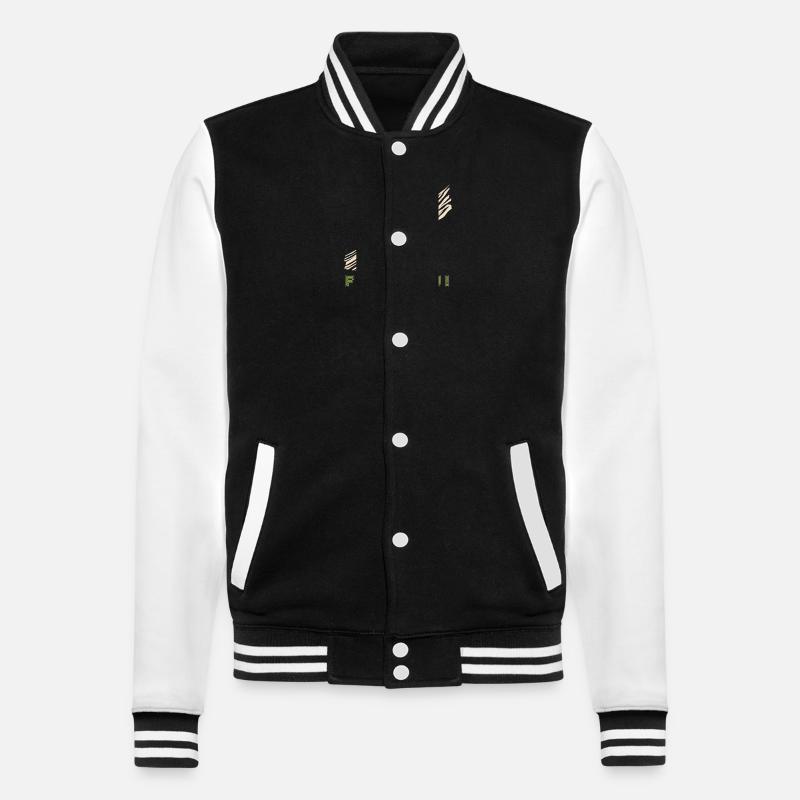 Baumfrosch 2024 1 - College Sweat Jacket - black/white
