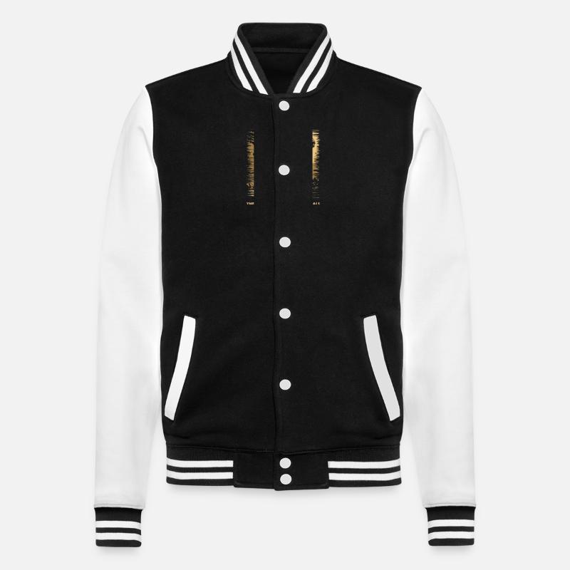 T Rex 07 2024 01 - College-Sweatjacke - Schwarz/Weiß