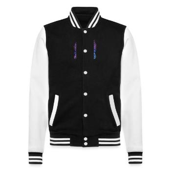 Croatia 2024 - College-Sweatjacke - Schwarz/Weiß - Vorne - Nik (191cm) & Marisol (170cm)