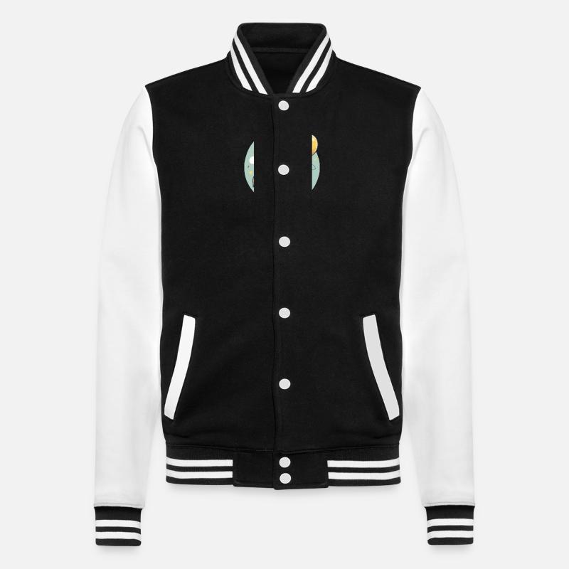 Perroquet anniversaire bébé - Veste Teddy - noir/blanc