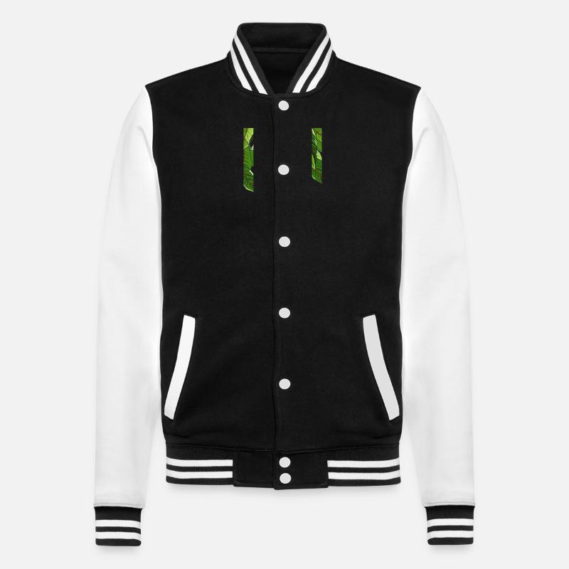 Mango - College-Sweatjacke - Schwarz/Weiß