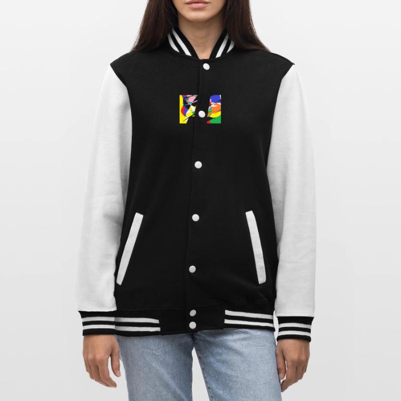 Pattern College Sweat Jacket