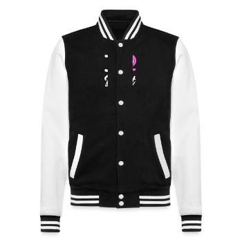 Ballet Ballet Dancer - College Sweat Jacket - black/white - Front - Nik (191cm) & Marisol (170cm)