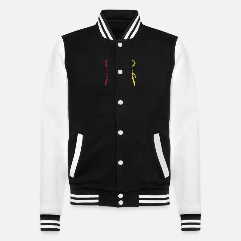Discothèque - Veste Teddy - noir/blanc