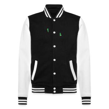 Florist Flower Plant Nature Gardener - College Sweat Jacket - black/white - Front - Nik (191cm) & Marisol (170cm)