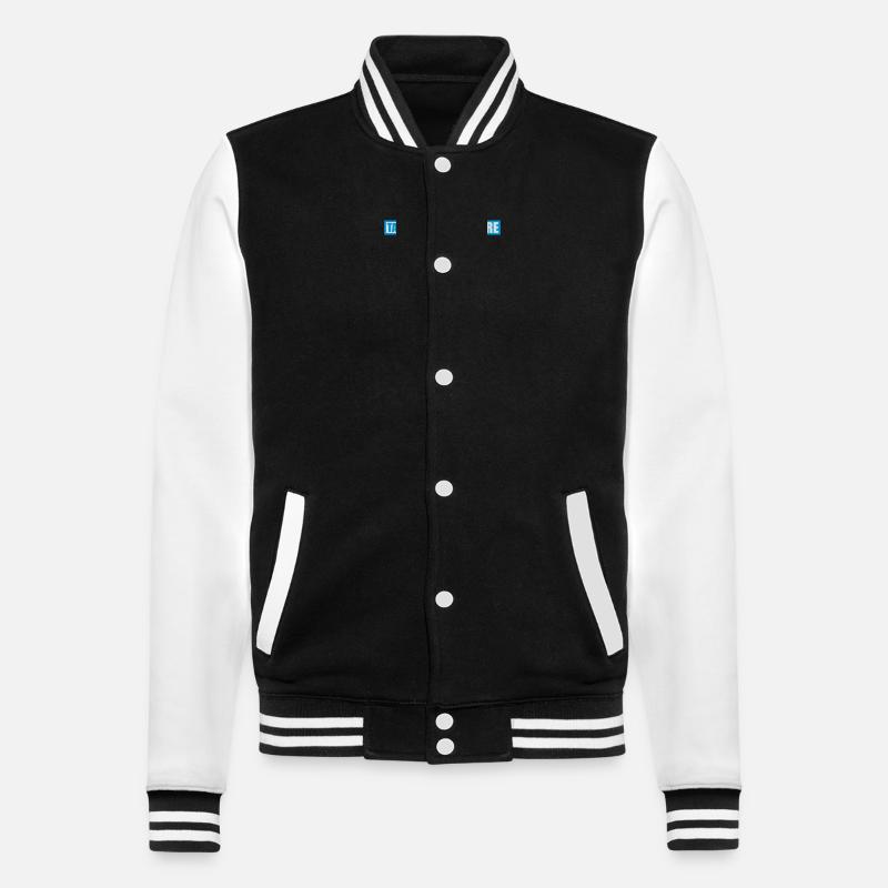 talk less smile more - College-Sweatjacke - Schwarz/Weiß