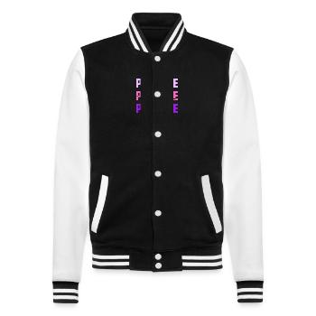 Ondes positives - Veste Teddy - noir/blanc - Devant - Nik (191cm) & Marisol (170cm)