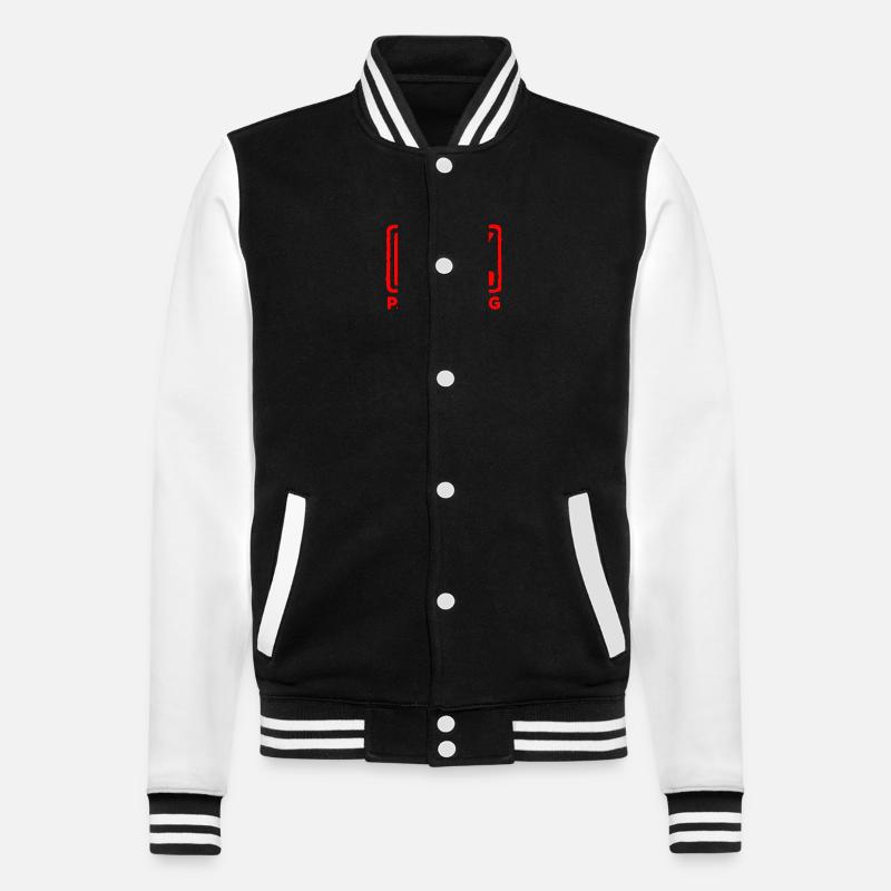 Fly Paragliding - College-Sweatjacke - Schwarz/Weiß