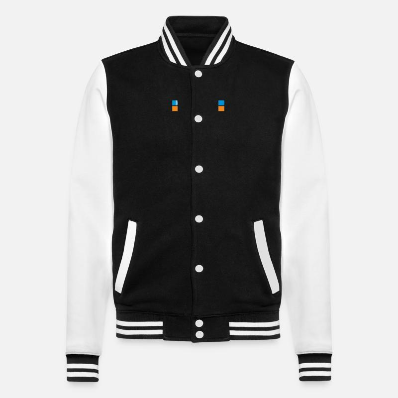 nobody cares work harder - College Sweat Jacket - black/white