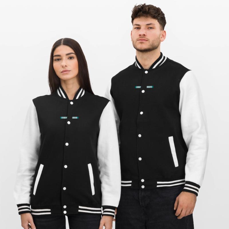 Langage de programme de code binaire Veste Teddy