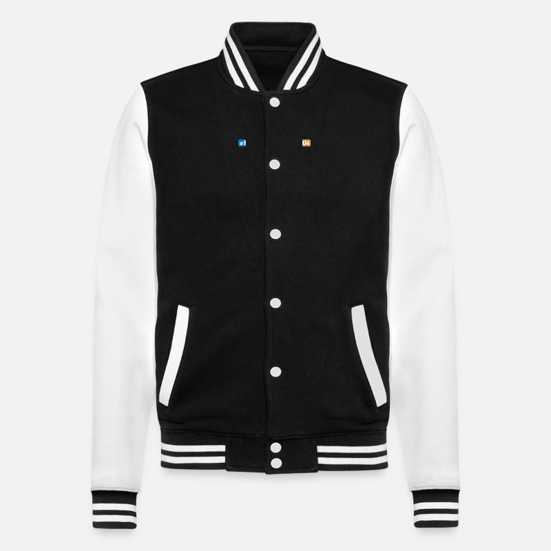 Mykonos Crew - College-Sweatjacke - Schwarz/Weiß