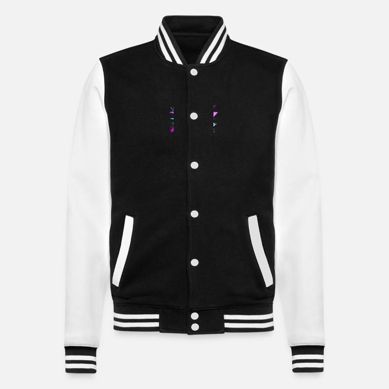 Éclaboussure de couleurs - Veste Teddy - noir/blanc
