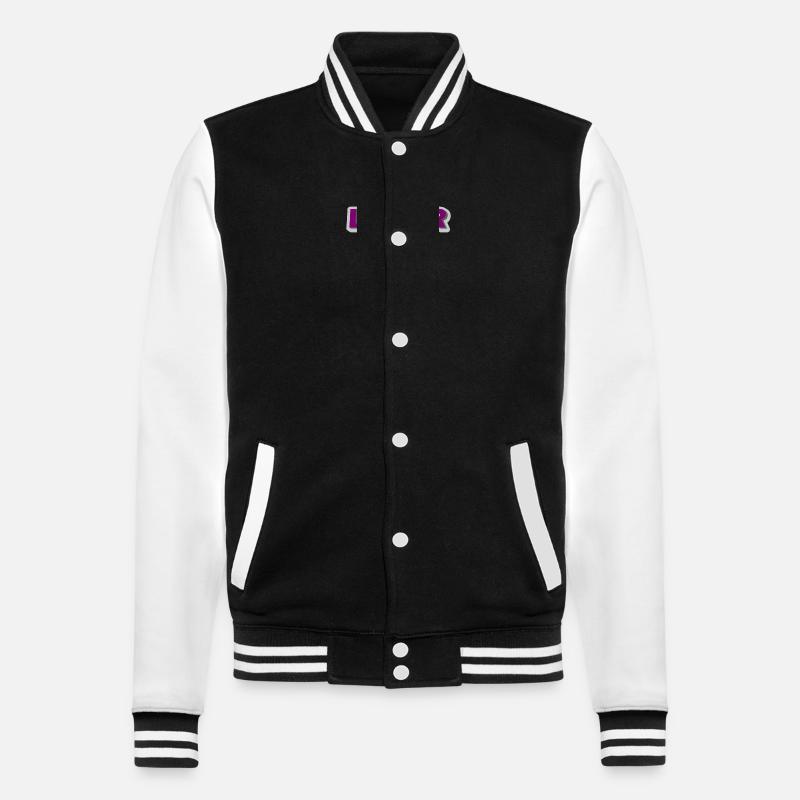 Amant - Veste Teddy - noir/blanc