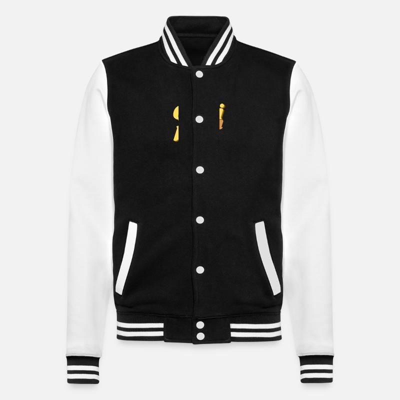 Quoicoubeh D2 - Veste Teddy - noir/blanc