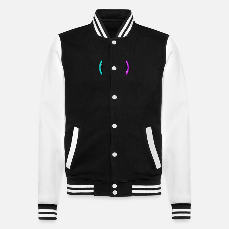 Evolution durch Portale - College-Sweatjacke - Schwarz/Weiß